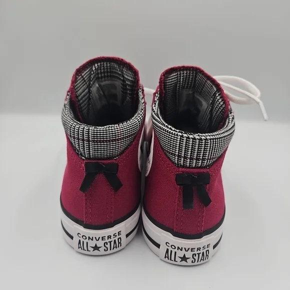Converse Women's High-Top Sneakers - Burgundy and Black - Picture 5 of 9